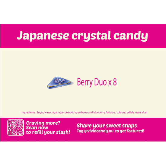 Japanese Crystal Candy - Berry Duo