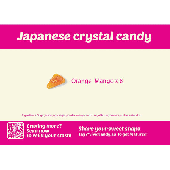 Japanese Crystal Candy - Orange Mango
