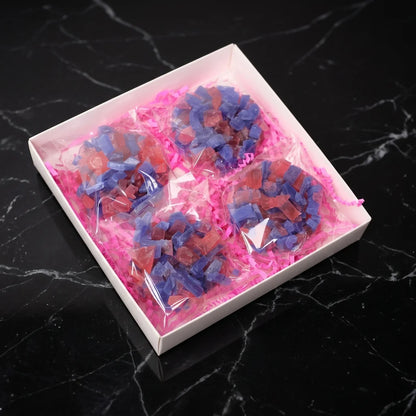 Berry Bliss Crystal Clusters (Strawberry + Blueberry)