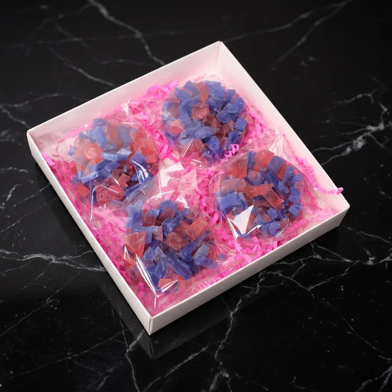 Berry Bliss Crystal Clusters (Strawberry + Blueberry)