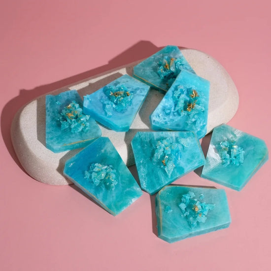 blue raspberry crystal candy 8 pieces