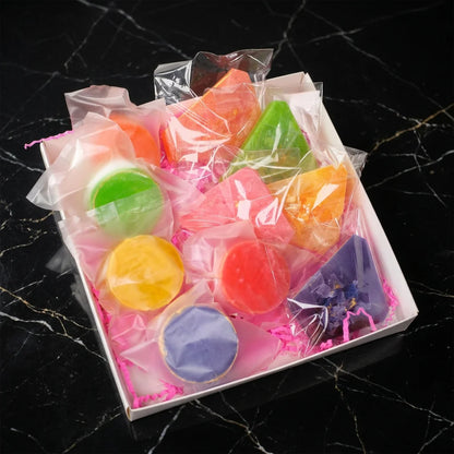 Crunch Gooey crystal candy in the box without lid