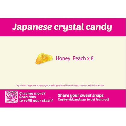 Japanese Crystal Candy - Honey Peach