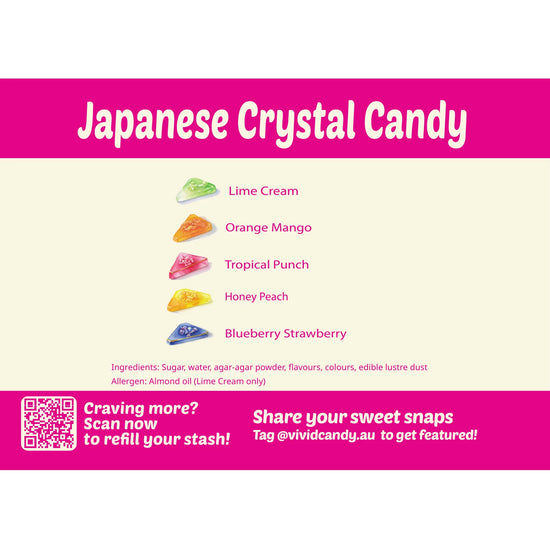 Japanese Crystal Candy - Variety Pack (10pcs)