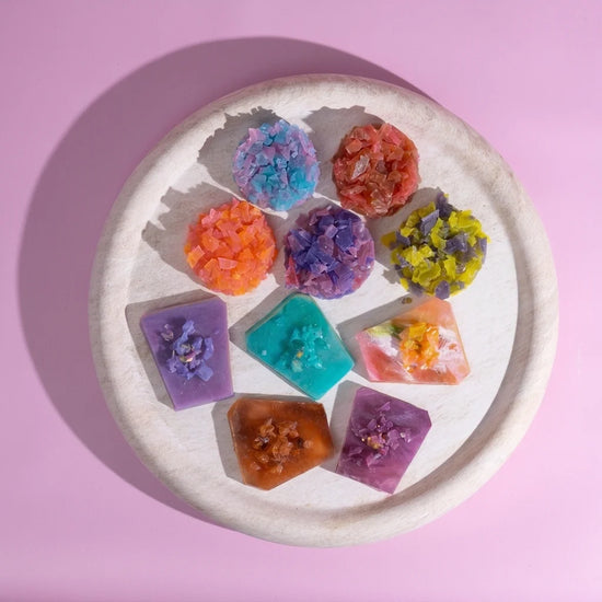 Retro Crunch Duo – Japanese Crystal Candy + Clusters (10 pc)