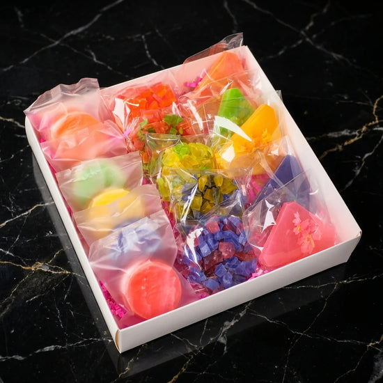 Ultimate experience crystal candy on the box without lid