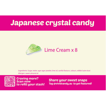 Japanese Crystal Candy - Lime Cream